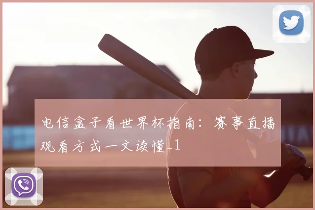 电信盒子看世界杯指南：赛事直播观看方式一文读懂_1